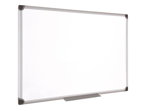 Quadro branco bi-office magnetica maya w ceramica vitrificada moldura de aluminio 90 x 60 cm com bandeja para acessorios , Bi-office , 78127 , 5603750541486